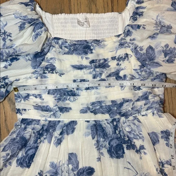 NWT Abercrombie Kids’ Emerson Puff Sleeve Floral Dress Size 11/12 - Picture 8 of 11
